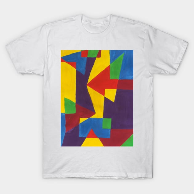Shape Painting T-Shirt by JadeGair